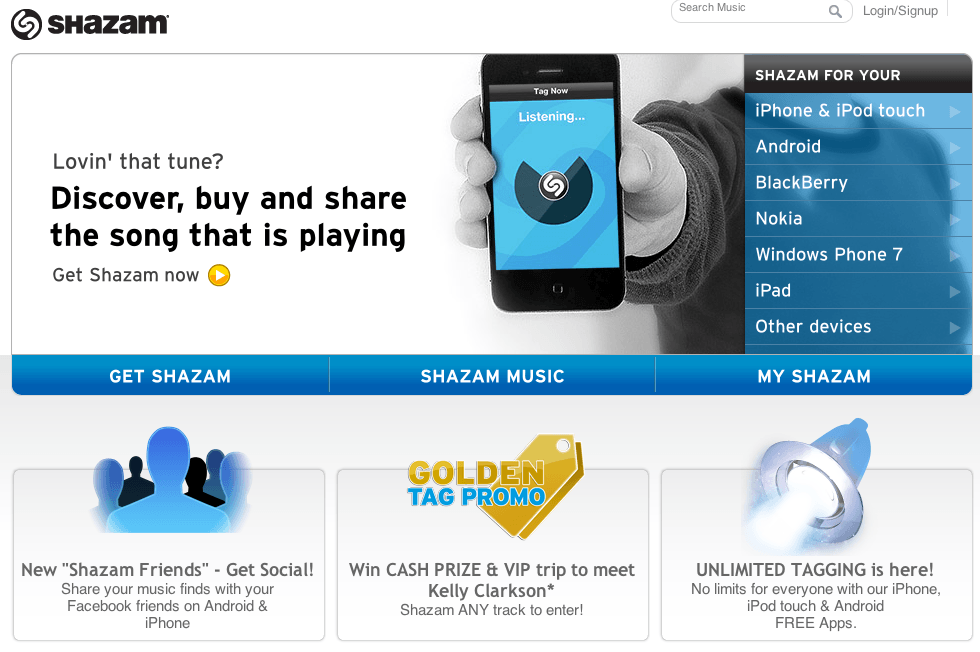 Shazam redevient gratuit sur iphone