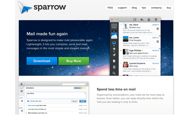 Sparrow 1.4 mac os x lion