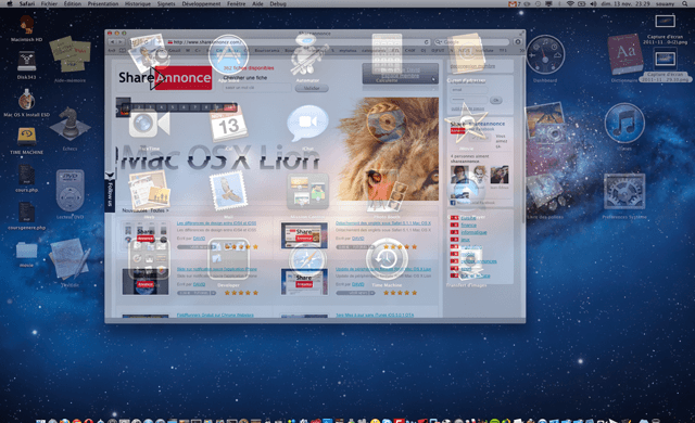 Lancer Launchpad doucement fondu Mac OS X Lion