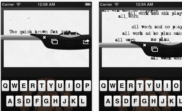 The Amazing Type-Writer for iPhone
