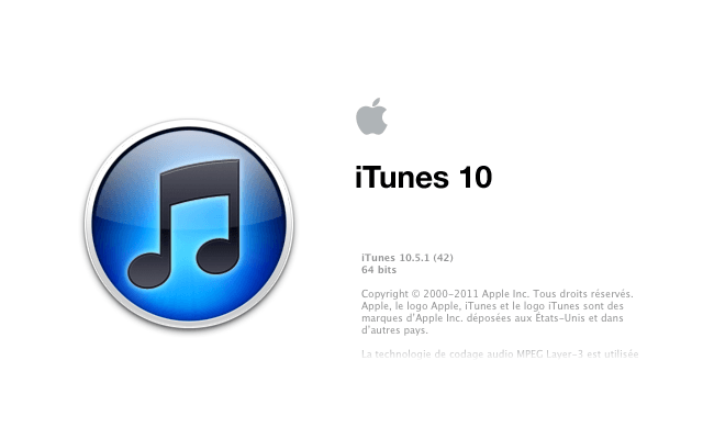 ITunes 10.5.1 Mac OS X Lion disponible
