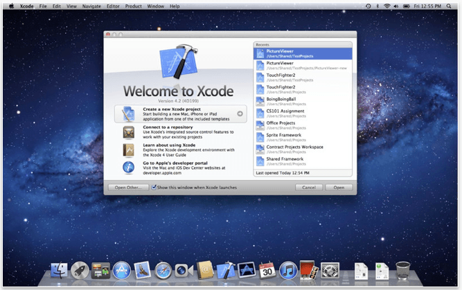 Xcode 4.2.1 Mise  jour via l'Appstore