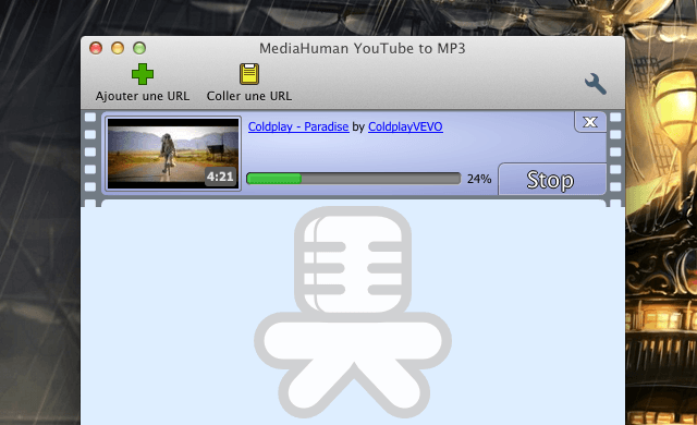 Extraire MP3 vido Youtube Mac OS X Lion
