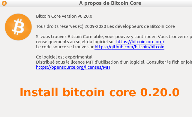 Install wallet bitcoin core ubuntu 0.20.0