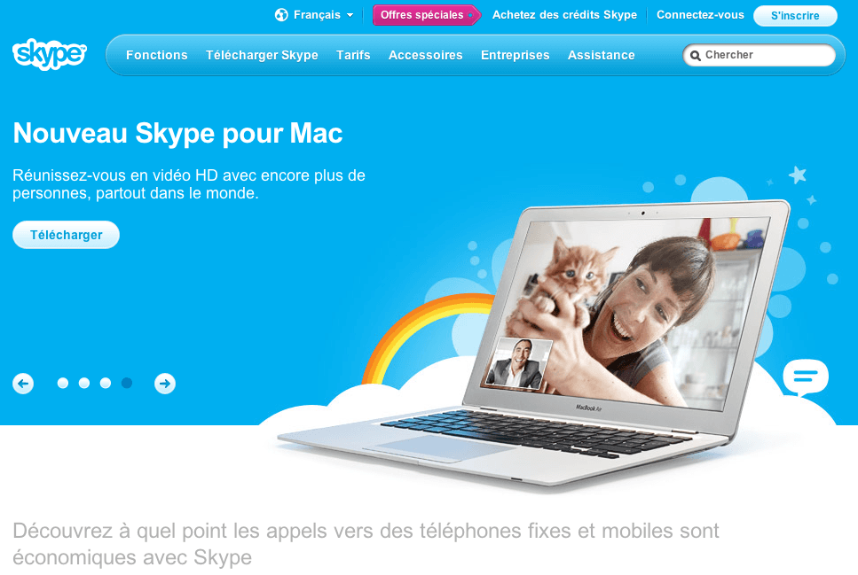 Mise  jour de Skype sur Mac OS X Lion